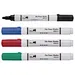 Black chisel tip dry erase marker
